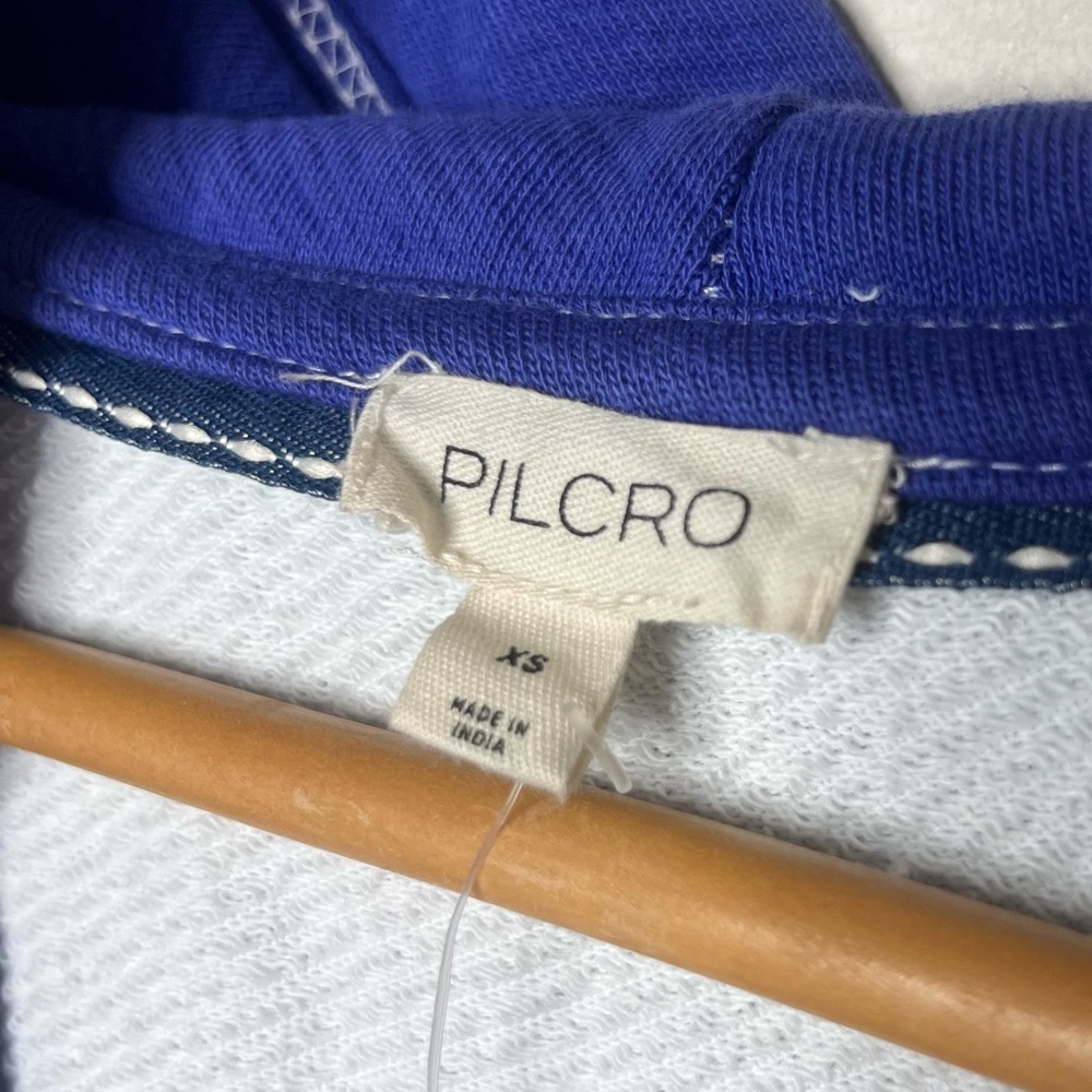 Anthropologie Pilcro Wharfside V Neck Pullover Hoodie Sweater - Picture 3 of 11